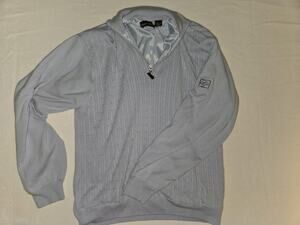 Scottish Winds Men's 1/4 Zip Golf Pullover Lined Sweater Size XL